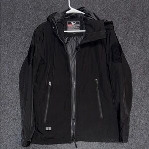 iHood Heated Men's Black Jacket Size Large